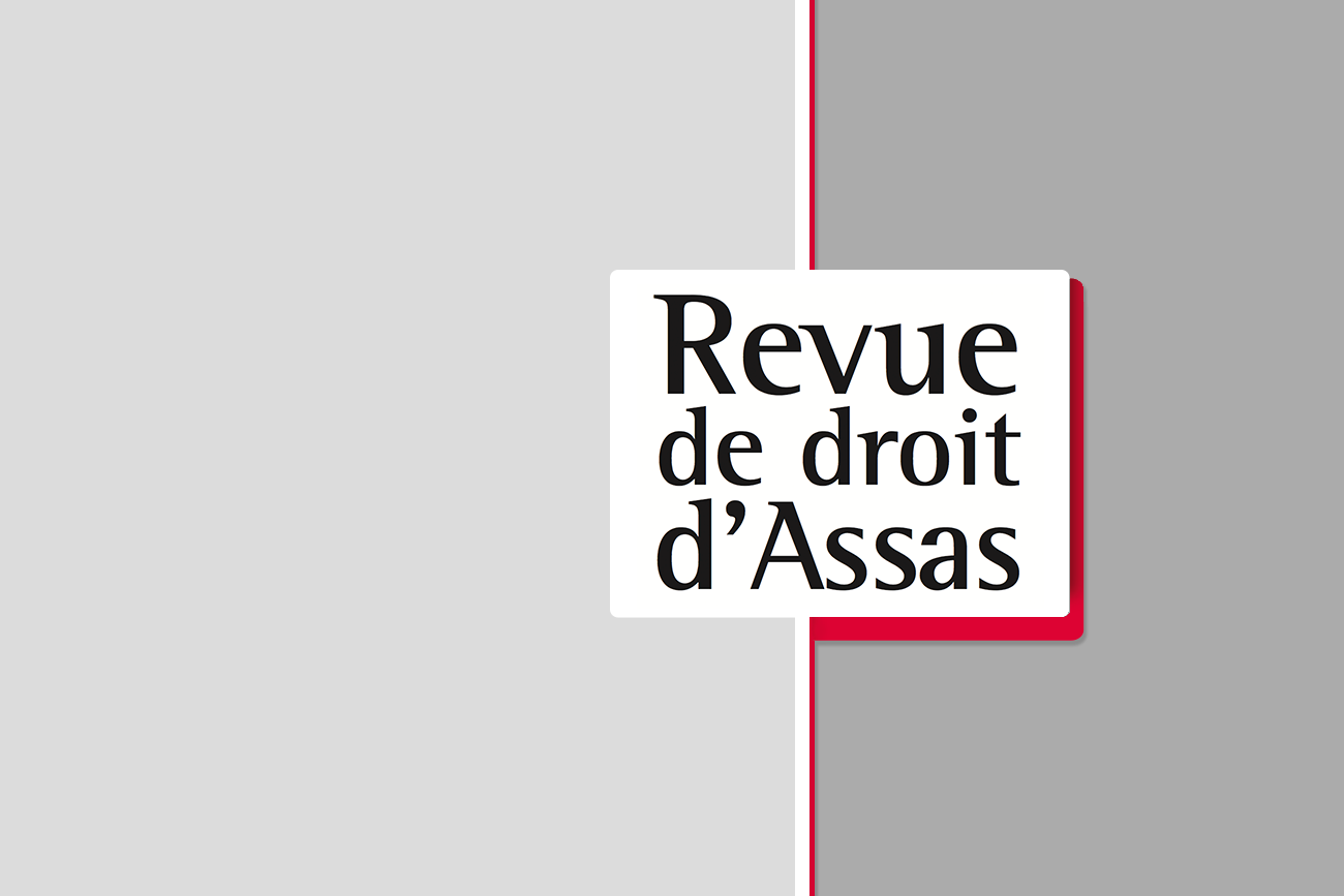 Parution du n°28 de la Revue de droit d'Assas | Université Paris